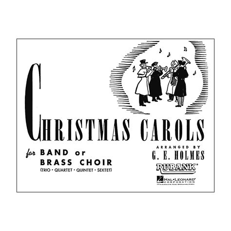 Christmas Carols For Band Or Brass Choir - 1st & 2nd F Horns (Band) (Concert Band)